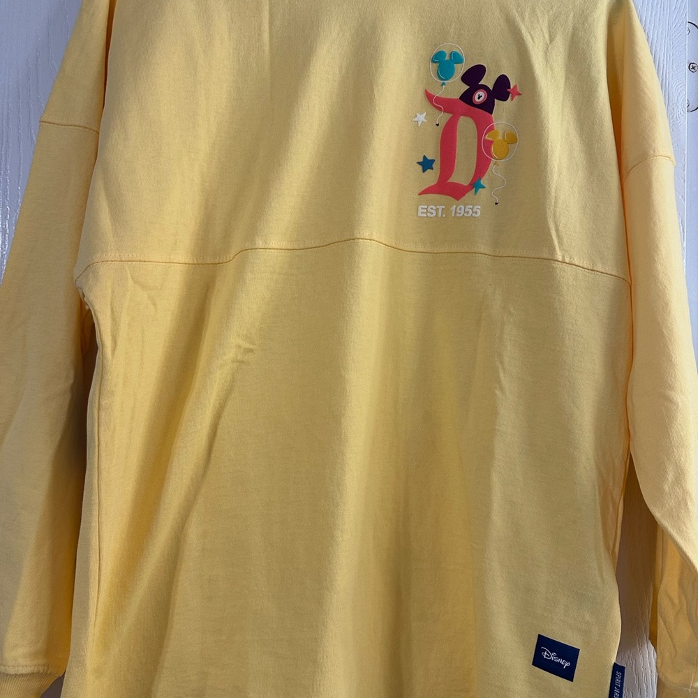 Disneyland play in the parks Yellow Long Sleeve spirit jersey xs - Picture 4 of 7